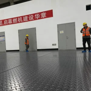 PE Anti-Slip Protection Flooring for Production Workshop Floors, 5mm 8mm 10mm, Cutting Service