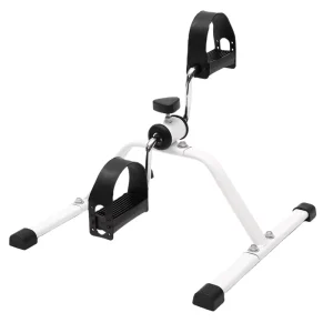 PE02-1 Unisex Arm and Leg Pedal Exerciser LCD Display Indoor Fitness Cycling Adjustable Resistance Mini Metal Exercise Bike