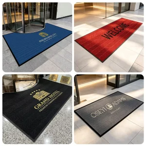 PET Textilene Custom Shaped Eco-Friendly Anti-Fatigue Washable Floor Mat for Elevator Lobby