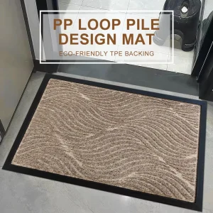 PP Loop Pile TPE Rubber Outdoor Doormat Front Door Mat