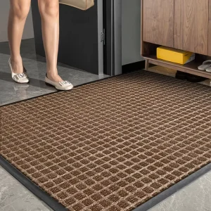 PP Material Custom-Printed Entrance Carpet, Non-Slip PVC-Backed Commercial Door Mat, 7 mm Thick