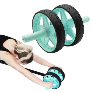 PP Material Massage Abdominal Exercise Wheel Silent Operation Fitness Equipment
