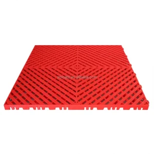 PP Non-Toxic Garage Floor Tiles Vinyl Peel-and-Stick Flooring