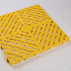 PP Plastic Anti-Slip Interlocking Flooring Tiles for Garage and Workshop Wear-Resistant