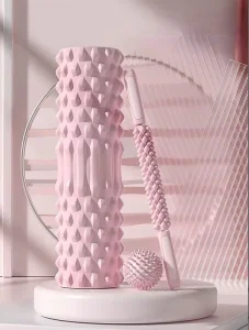 PP Spiked Foam Roller for Muscle Relaxation and Fitness Massage