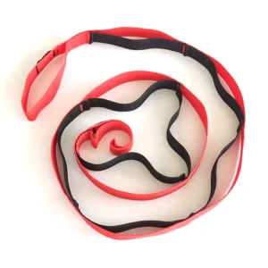 PP Yoga Belt with 10 Loops, 2.5 cm x 192 cm, Stretch Strap