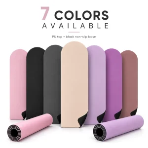 PU 4.5mm Yoga Mat Gift Set for Pilates and Fitness
