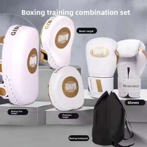 PU Boxing Training Set with Hand and Foot Targets for Home Gym Exercise