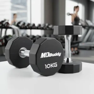 PU CPU 12-Sided Urethane Dumbbell Set 2.5-30 kg for Gym Fitness Training