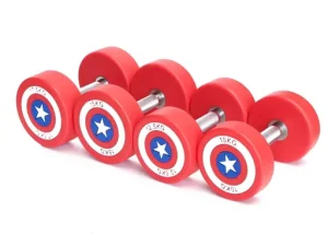 PU-Coated Dumbbells with Solid Steel Core, Lightweight Anti-Slip Design for Body and Arm Strength Training