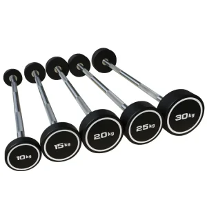 PU-Coated Weightlifting Barbell Set