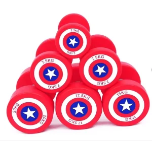 PU Dumbbell 2.5-50KG Weighted Plated Dumbbell
