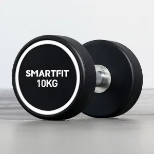 PU Dumbbell Sets Free Weights Custom Logo Chrome Handle for Strength Training