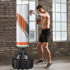 PU Leather Adult Free-Standing Boxing Training Punching Bag