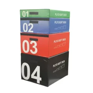 PU Leather Soft Foam Plyo Jump Box for Gym
