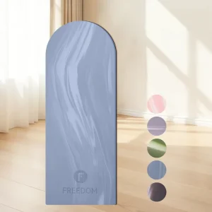 PU Natural Rubber Exercise Mat for Yoga Home Gym Arch Half Round