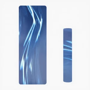 PU Rubber Yoga Mat Custom Printed Eco-Friendly Anti-Slip Thick Durable Fitness Pilates Mat
