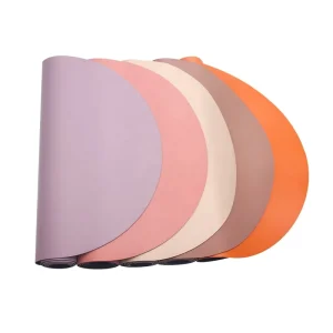 PU Rubber Yoga Mat Oval Non Slip 1830mm X 5mm Fitness Mat