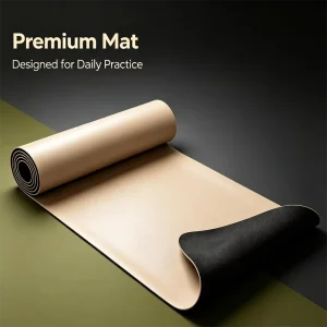 PU Rubber Yoga Mat Wet Dry Anti Slip for Yoga Studio