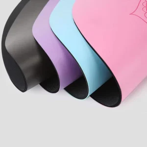 PU TPE Durable Non Slip Round Yoga Mat Set