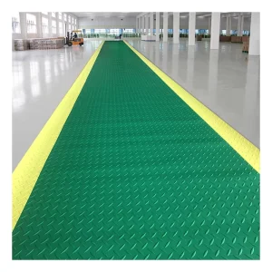 PVC Adhesive Waterproof Anti-Slip Anti-Scratch Flooring Roll for Car Garages and Workshops, 5-Year Warranty