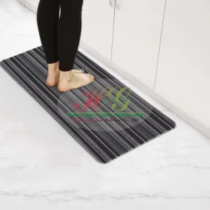 PVC Anti-Fatigue Waterproof Non-Slip Washable Coral Velvet Kitchen Mat