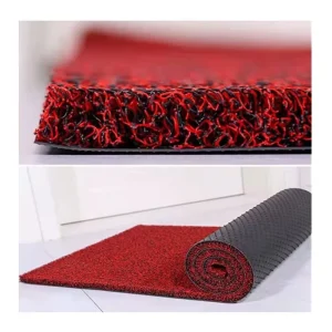 PVC Coil Car Floor Mats, Anti-Slip Puzzle Pattern, Cushioned, Washable