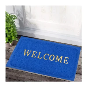 PVC Coil Indoor Outdoor Entryway Mat with Shoe Scraper