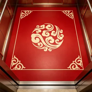 PVC Custom Logo Stain-Proof UV-Resistant Elevator Mat for Car Trunk