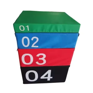 PVC Foam Gymnastics Jumping Plyo Box for Kids Non-Slip Eco-Friendly