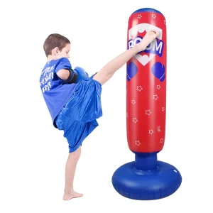 PVC Free-Standing Inflatable Tumbler Boxing Punching Bag for Kids and Adults