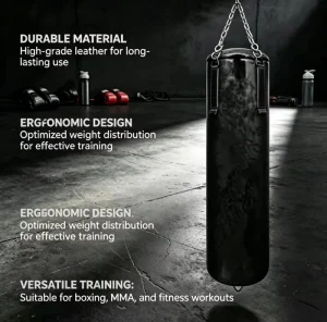 PVC Heavy Punching Bag for Adults, Gym and Home Use, EPE Filling, Kickboxing Training, Custom Color
