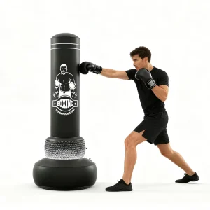 PVC Inflatable Air and Water Freestanding Heavy Punching Bag for Kids and Adults
