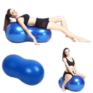 PVC Inflatable Anti-Burst Peanut Yoga Ball for Core Strength Balance and Coordination