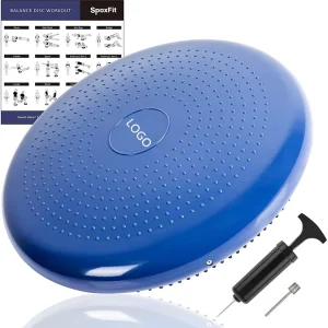 PVC Inflatable Core Training Cushion Yoga Balance Disc for Sports and Stability