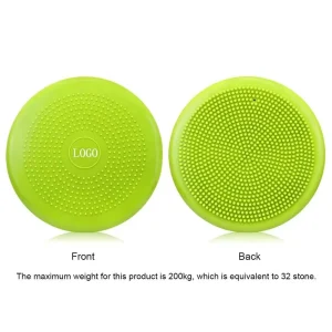 PVC Inflatable Fitness Core Training Cushion Yoga Balance Disc Sports Stability Balancing Pad