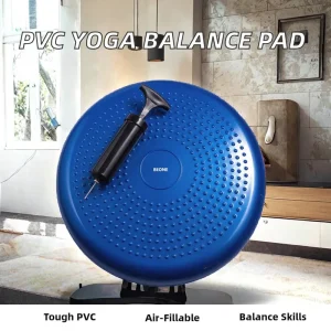 PVC Inflatable Fitness Core Training Yoga Balance Disc for Sports and Stability