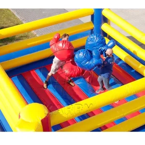 PVC Inflatable Gladiator Arena Boxing Ring for Adults 0.55mm Thick CE Certified