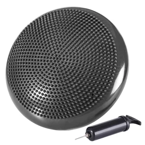 PVC Inflatable Wobble Disc Balance and Massage Cushion for Yoga and Exercise