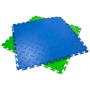 PVC Interlocking Floor Tiles Oil Resistant Fireproof Modular Plastic Flooring for Garage, Factory and Workshop