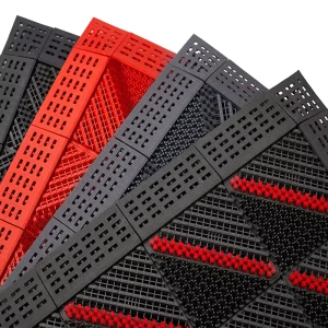 PVC Interlocking Non-Slip Floor Mat for Outdoor Entryway