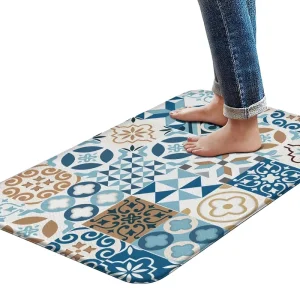PVC Kitchen Floor Mat Non-Slip Oil-Resistant Waterproof Washable Doormat
