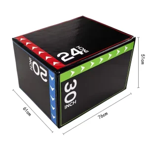 PVC Leather Soft Plyo Jump Box Set