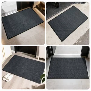 PVC Machine-Woven Non-Slip Water-Absorbent Entrance Mat for Outdoor Entrance