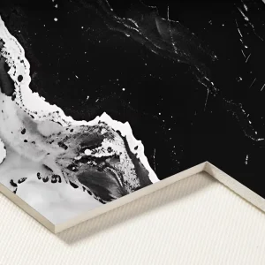 PVC Marble Effect Custom Logo Stain-Proof Floor Mat for Elevator