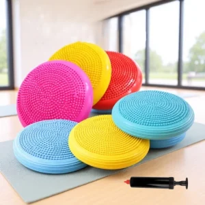 PVC Multi-Color Burst-Proof Inflatable Balance Cushion Thickened Flat Massage Mat