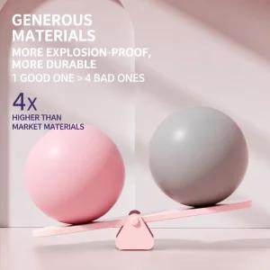 PVC Pilates Ball Pelvic Floor Training Exercise Ball Postpartum Recovery Body Shaping Non Slip High Elasticity Custom Logo OEM
