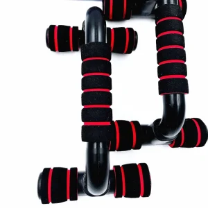 PVC Push up Bars Fitness Equipment for Chest Training Home Use Foam Padded Push up Stands in I and H Shapes
