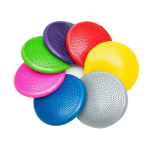 PVC Sensory Thick Core Disc Kids Wobble Wiggle Mat Stability Massage Home Fitness Pad Inflated Yoga Balance Cushion