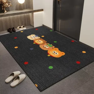 PVC Series Door Mat Custom-Fit Slip-Resistant Rubber Base Mat for Workshop and Entrance